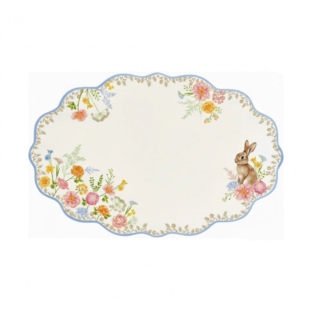 Piatto da portata 32x21 cm in porcellana in color box - Tres Jolie - Easy Life