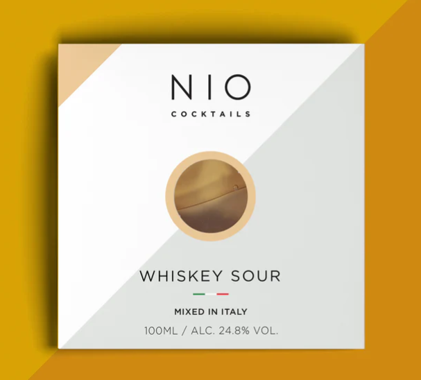 Whiskey Sour Nio cocktails