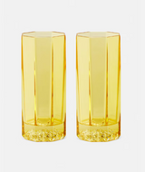 Set 2 Bicchieri Giallo Longdrink Medusa Lumière Versace