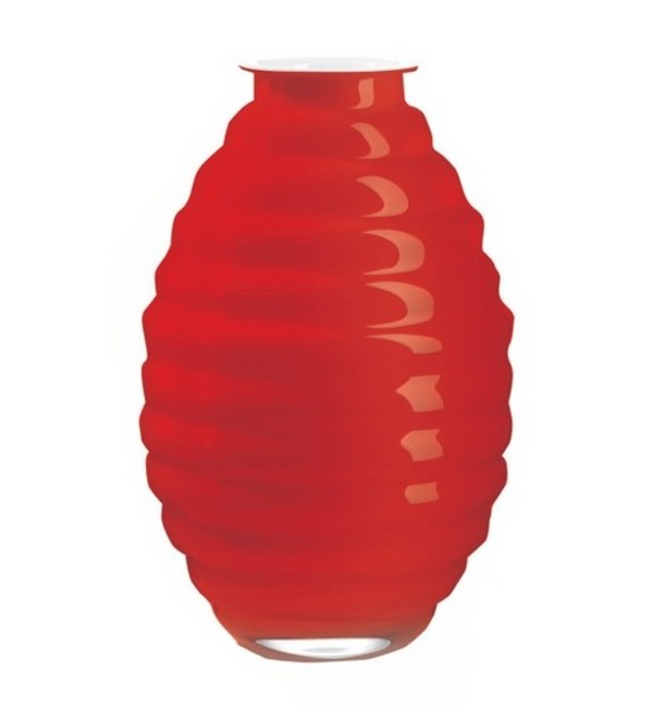 Vaso Olo Rosso h30cm Onlylux