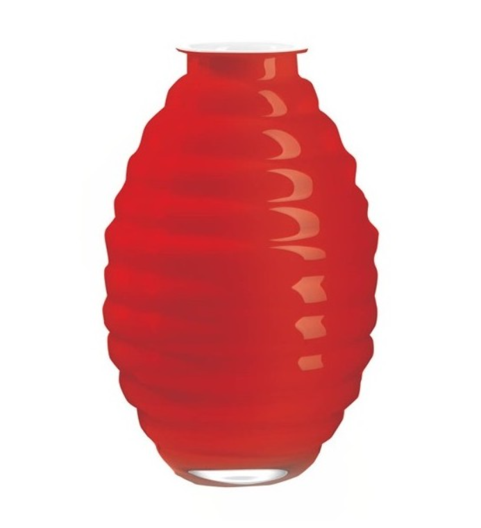 Vaso Olo Rosso h30cm Onlylux