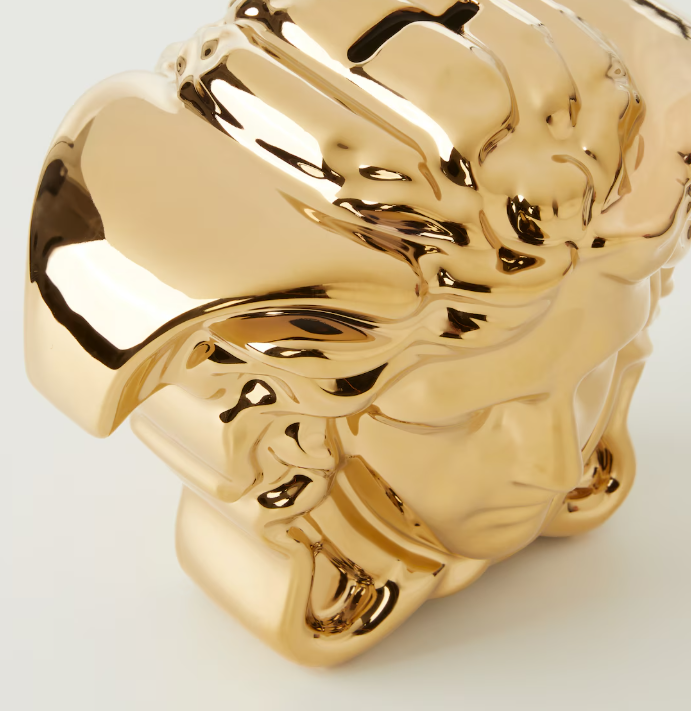 Salvadanaio Break The Bank Medusa Oro 14cm Versace