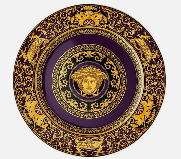 Piatto segnaposto Medusa Marine 30 cm Versace