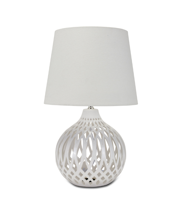 Lampada bianco Fusion h54 cm Henriette