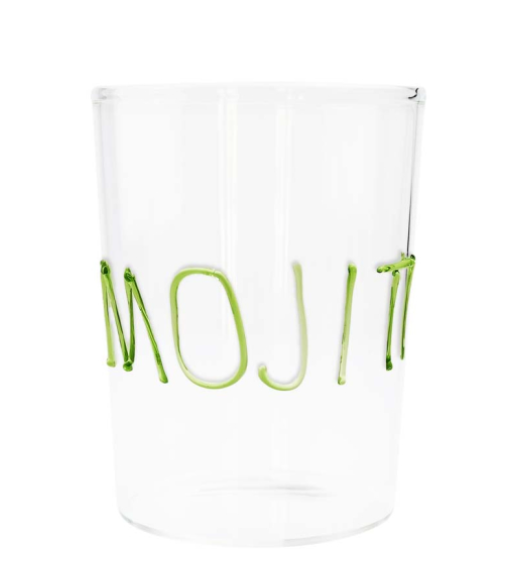 Bicchiere scritta Mojito Wd Lifestyle