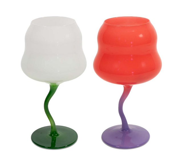 Set 2 calici da cocktail in vetro Multicolor Wd Lifestyle