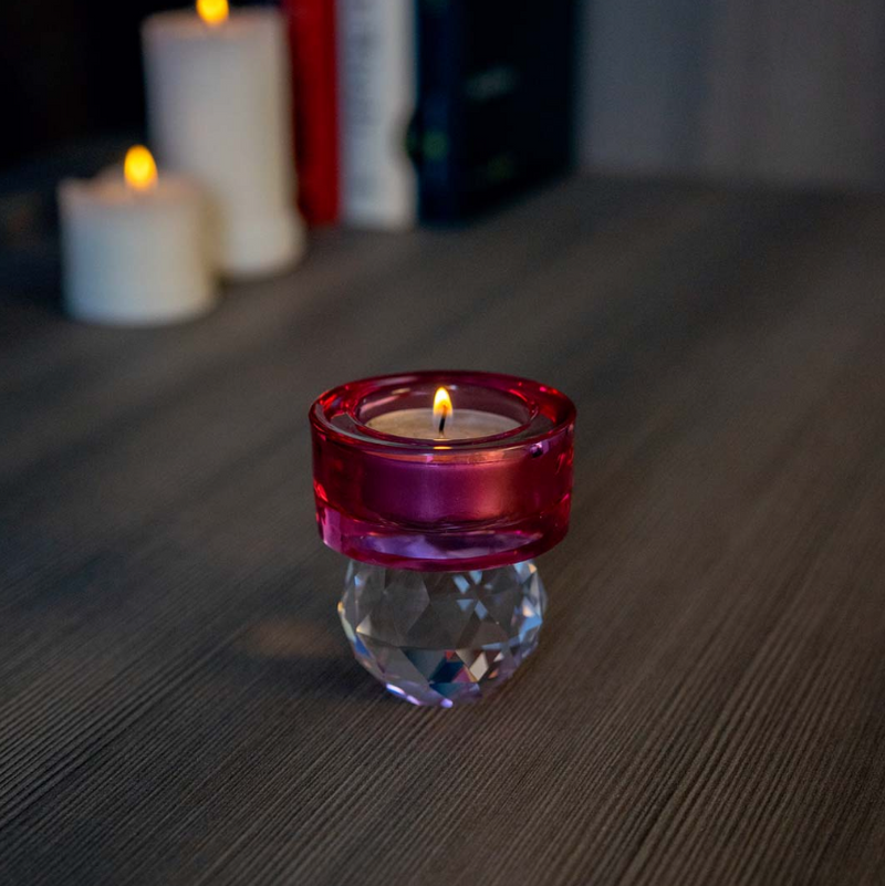 Porta candela effetto diamante 7cm WD Lifestyle