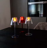 Porta tealight in vetro borosilicato trasparente WD Lifestyle