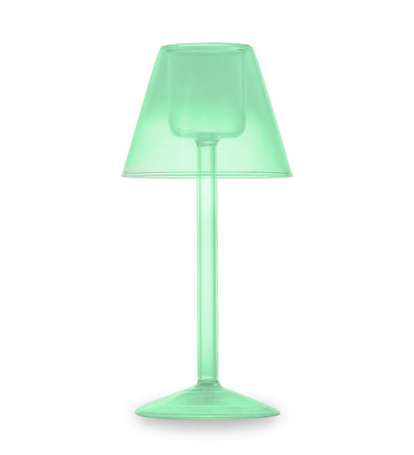 Porta tealight in vetro borosilicato verde WD Lifestyle