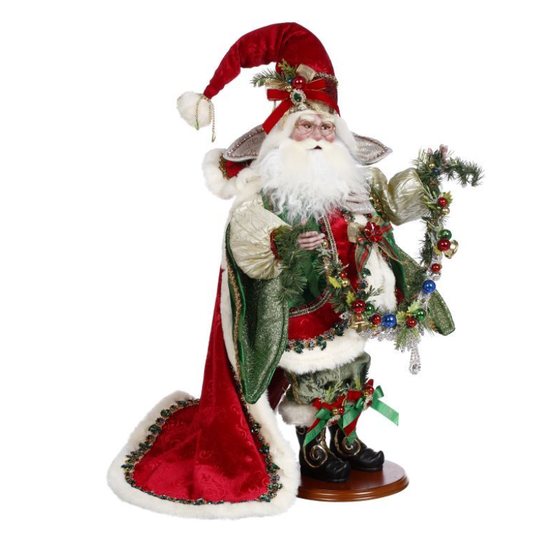 Babbo Natale con gioielli e gemme Mark Roberts