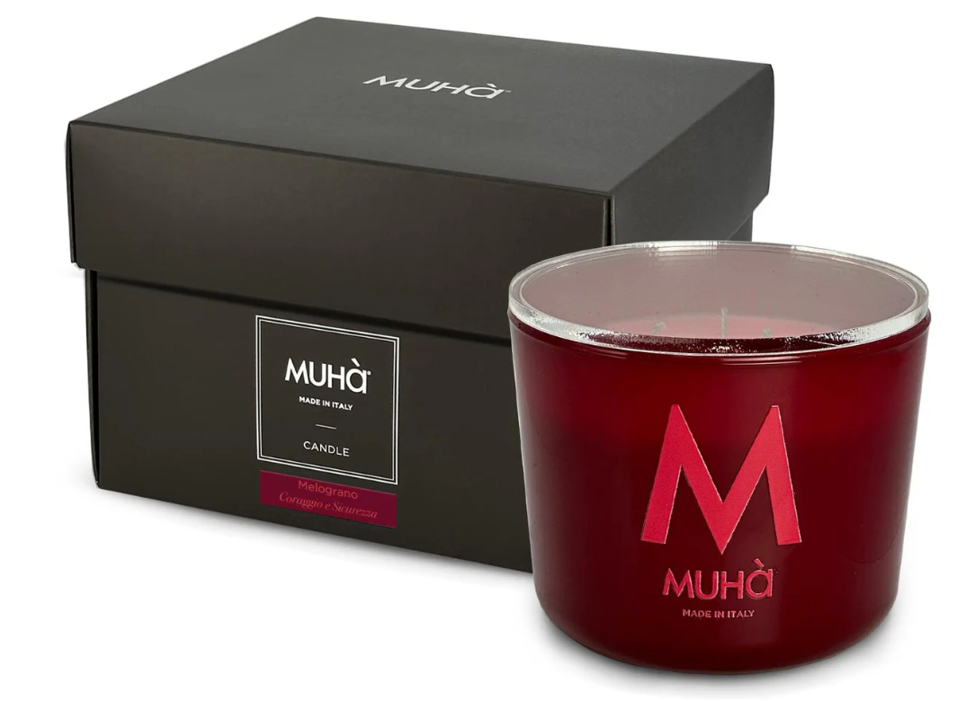 Candela profumata 500gr Melograno Muha