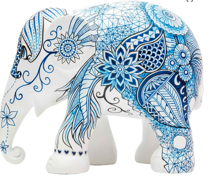 Elefante Tatoo Indigo H. 30cm Elephant Parade