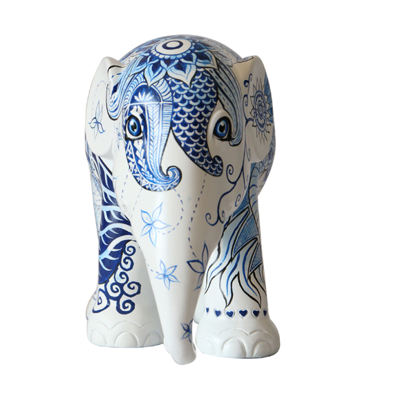 Elefante Tatoo Indigo H. 30cm Elephant Parade