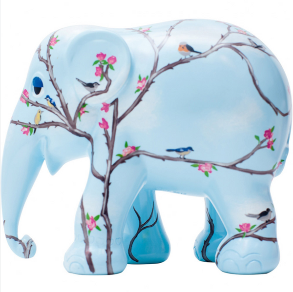 Elefante Blosson & Birds H. 20cm Elephant Parade