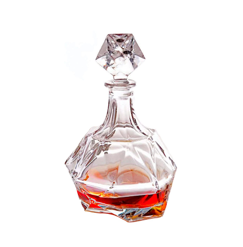 Bottiglia Whiskey "Havana" in cristallo H.24.5cm Bohemia Crystal