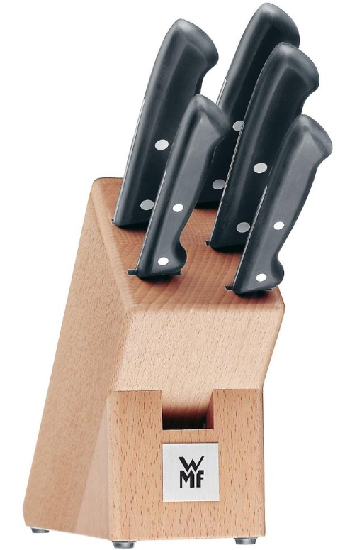 Ceppo in legno con 5 coltelli Classic Line WMF