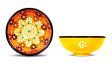 Set 6 coppette in ceramica con decoro a rilievo realizzato a mano WD Lifestyle