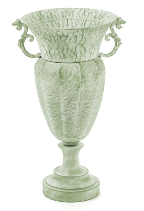 COPPA LATTA H53cm VERDE ANTIQUE Bruco