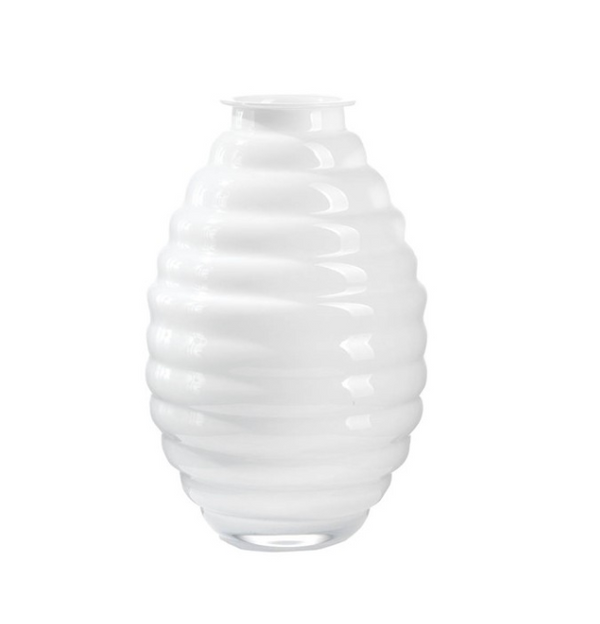 Vaso olo bianco h 30cm Onlylux