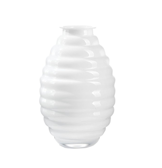 Vaso olo bianco h 30cm Onlylux