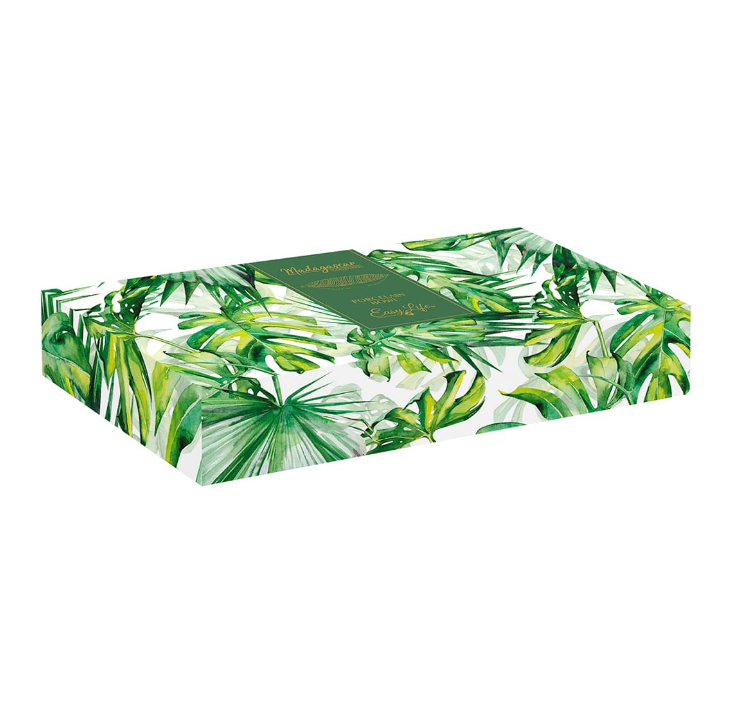 Ciotola foglia in porcellana 36×16 cm TROPICAL LEAVES GREEN Easylife