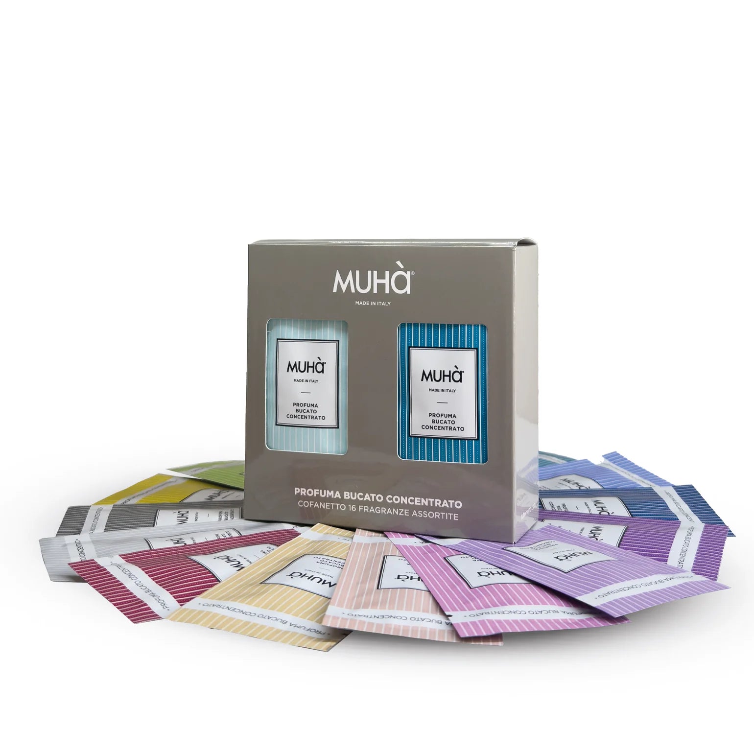 Discovery Kit Profuma Bucato 16 Bustine da 10ml Muhà