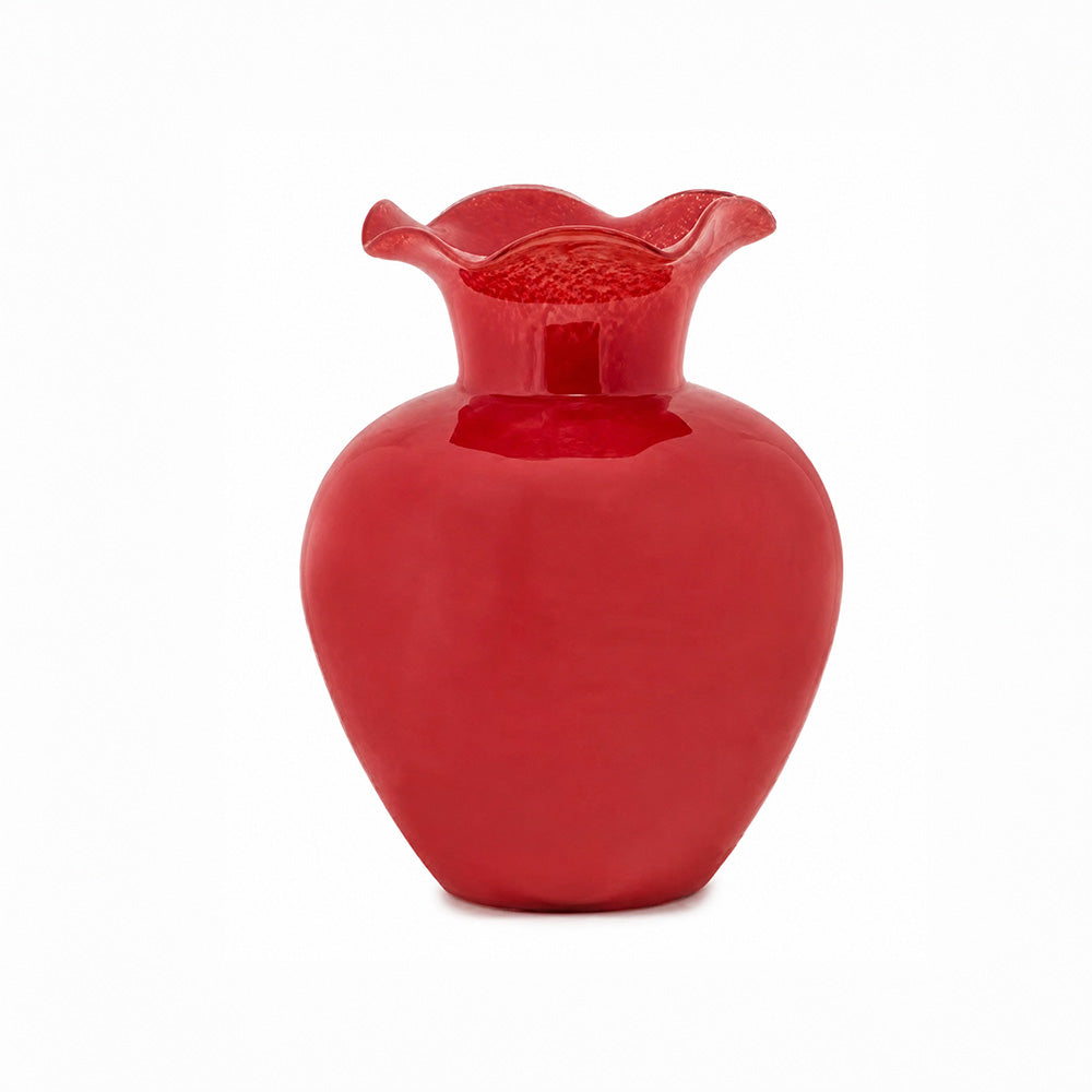 Vaso Rosso Cm.20x25 Collezione Charlotte - Fade