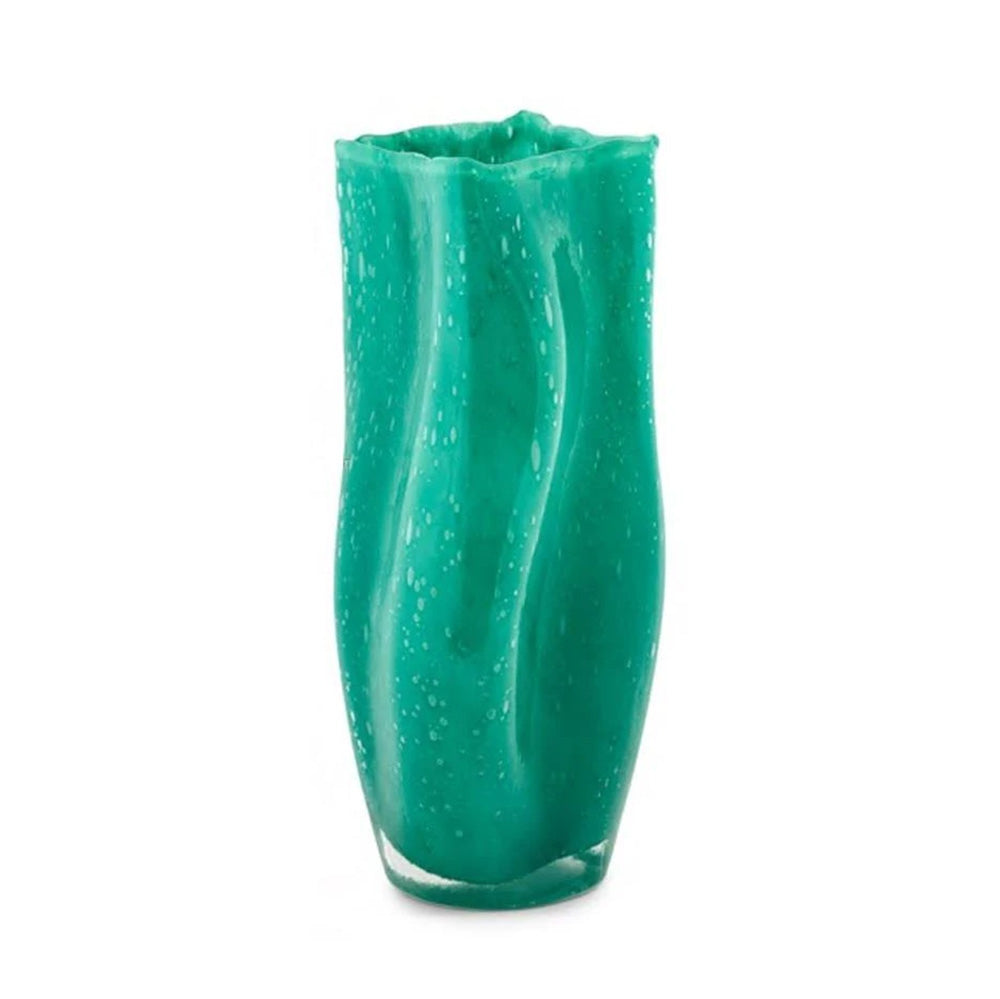 Vaso Verde Scuro Cm.14,5x27,5 Collezione Imani - Fade