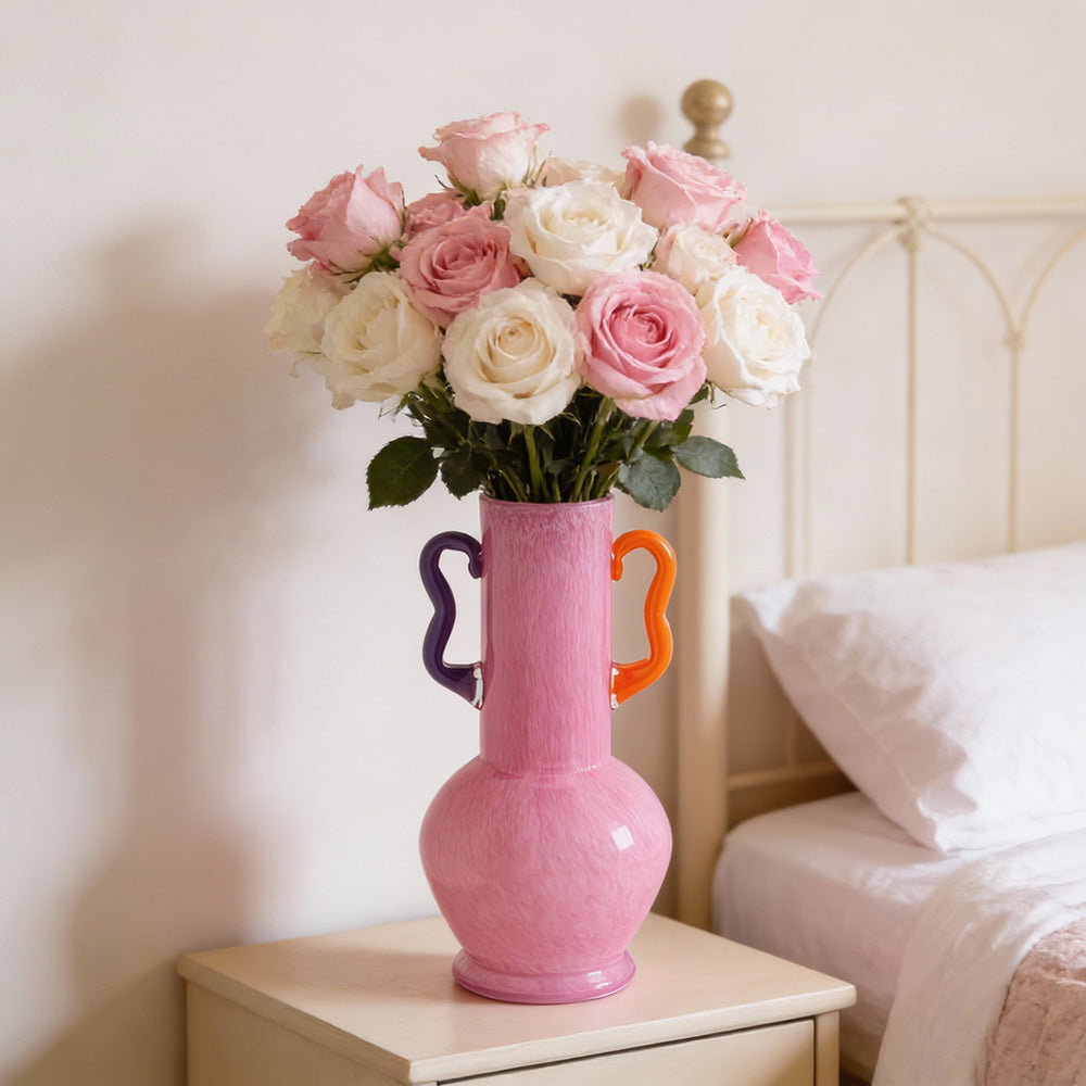 Vaso Rosa Sfumature CM.16,5x34H. - Henriette