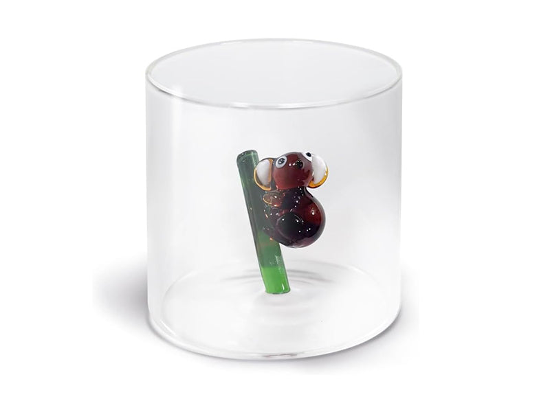 Bicchiere Figura Colorata in Vetro Borosilicato Koala 250ml WD Lifestyle