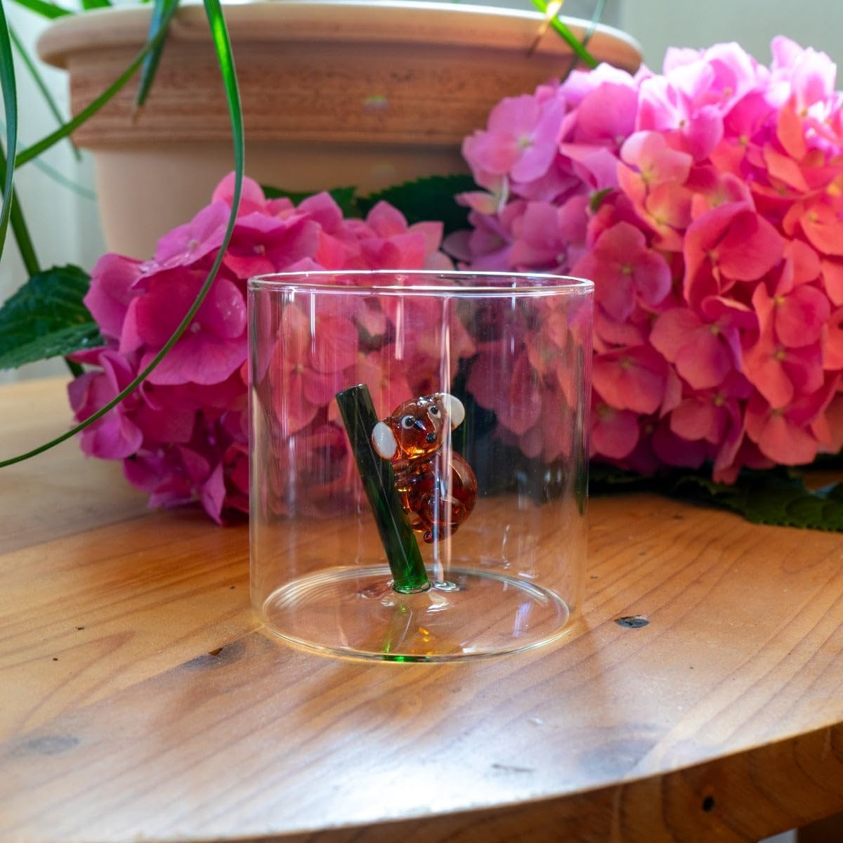 Bicchiere Figura Colorata in Vetro Borosilicato Koala 250ml WD Lifestyle