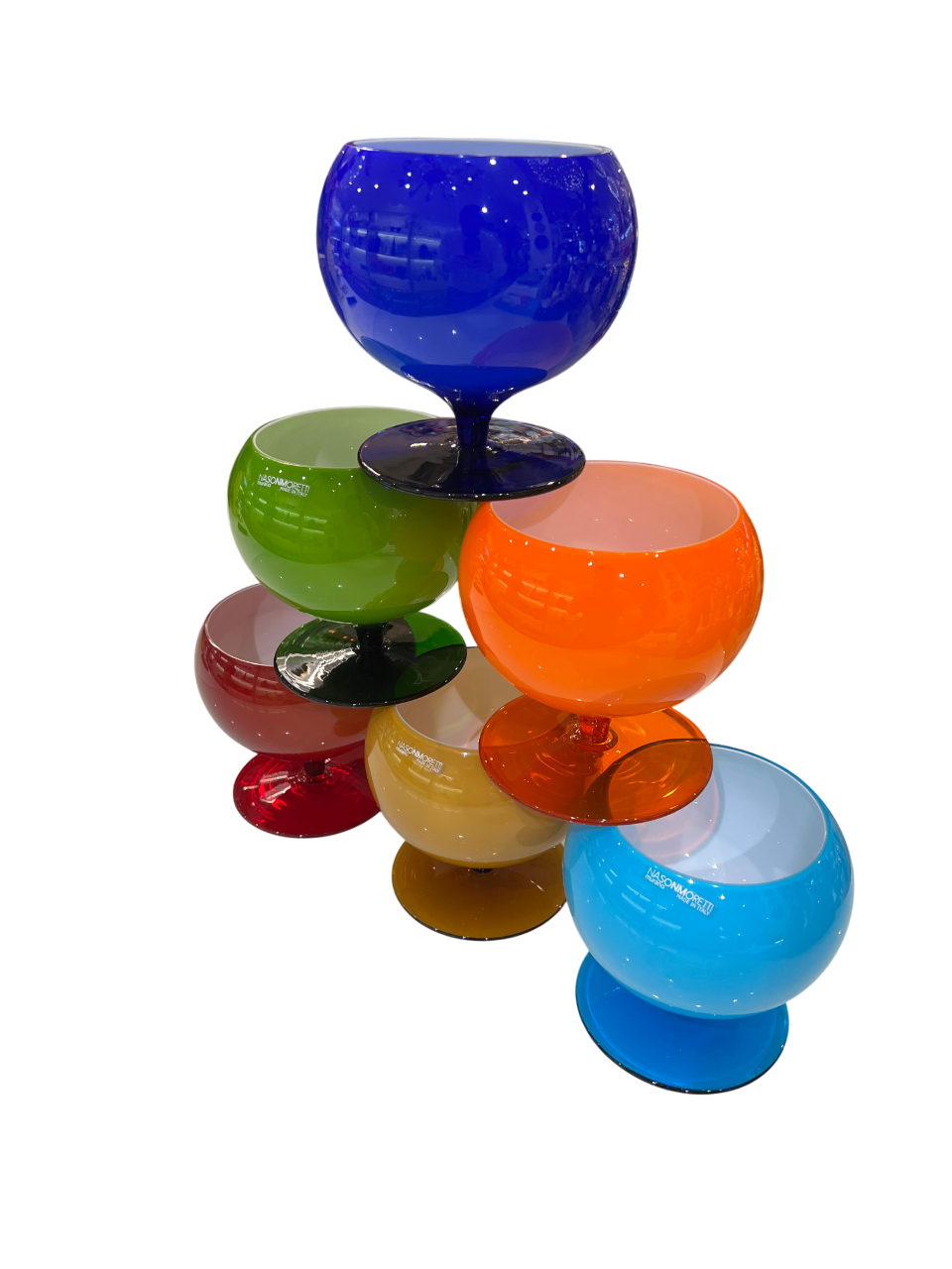 Set 6 coppe macedonia colori assortiti Nason Moretti