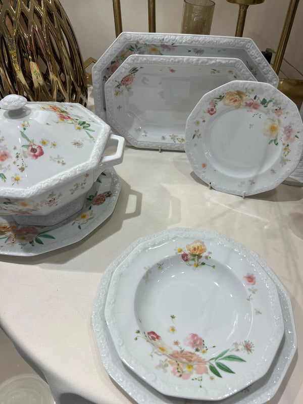 Servizio 40pzi in porcellana "Maria Pink Rose" Rosenthal