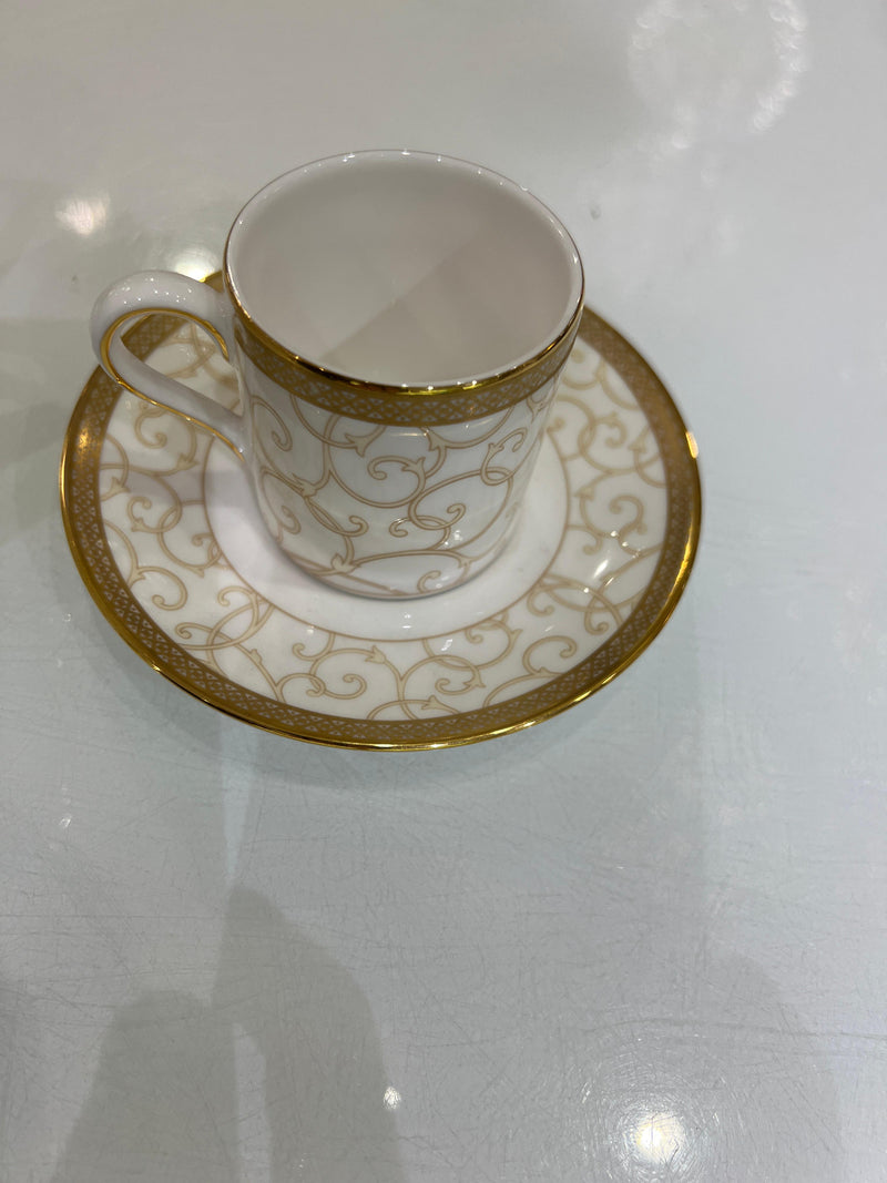 Servizio 4pzi tazzine da caffè in porcellana "Plato" Wedgwood