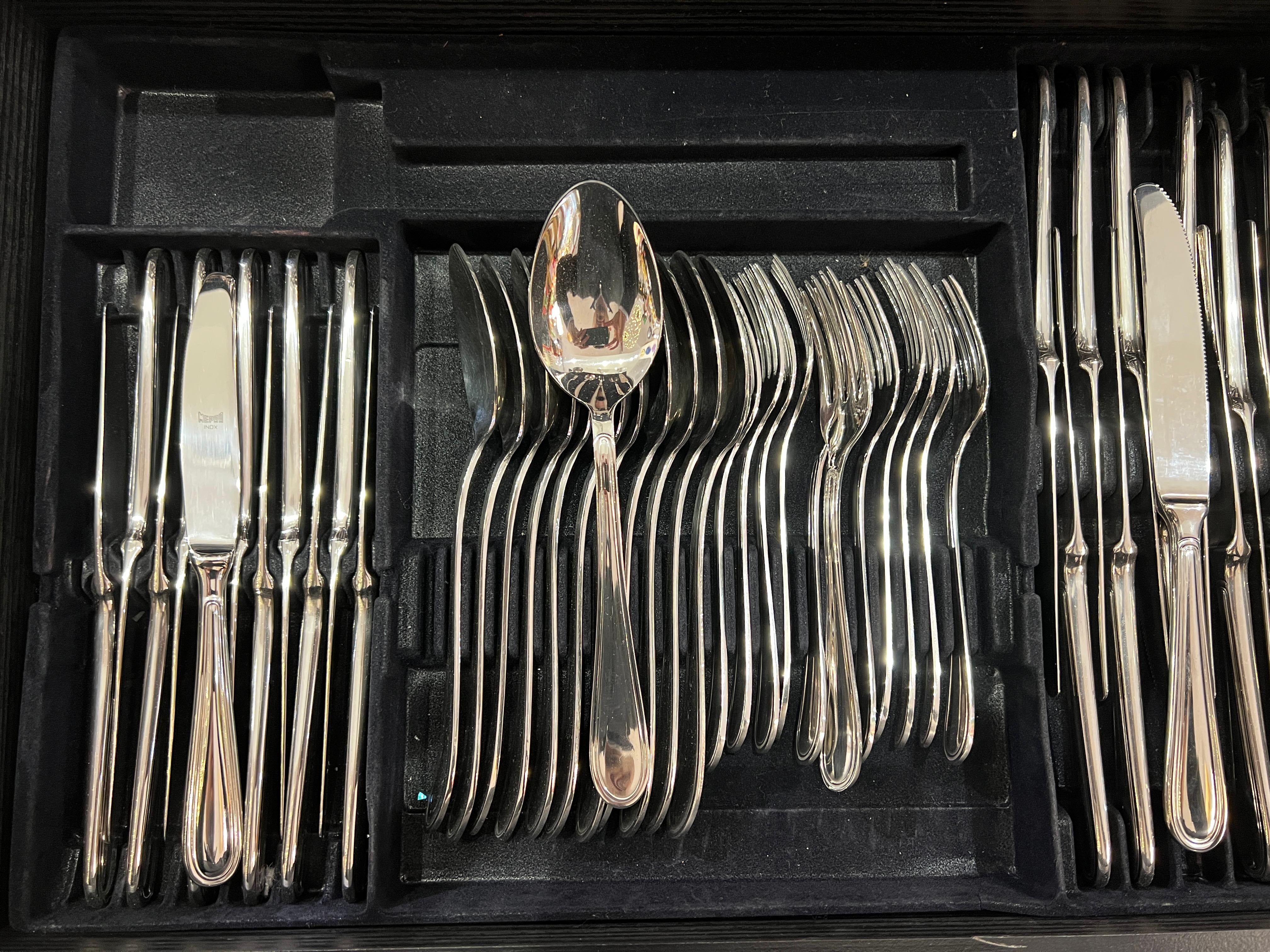 Set Norma126pz baule di legno Mepra