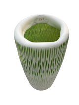 Vaso vetro verde H.33cm Henriette