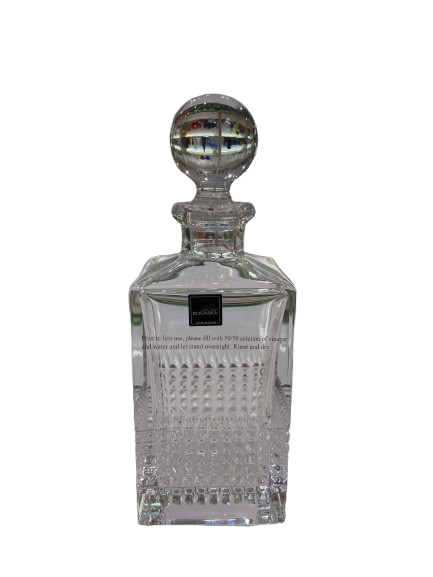 Bottiglia Whiskey cristallo H.27cm Rogaska