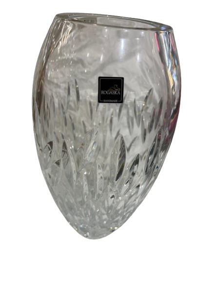 Vaso in cristallo H.30cm Rogaska