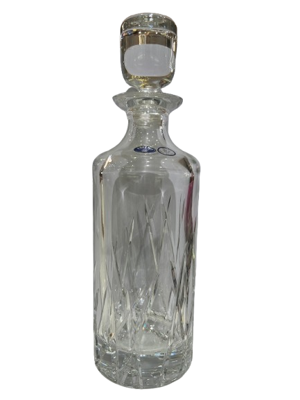 Bottiglia Whiskey in cristallo H.30cm Bohemia Crystal