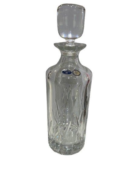 Bottiglia Whiskey in cristallo H.30cm Bohemia Crystal