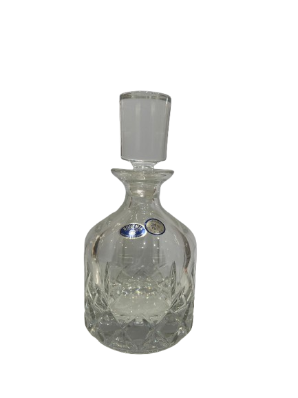 Bottiglia Whiskey in cristallo H.18cm Collevilca