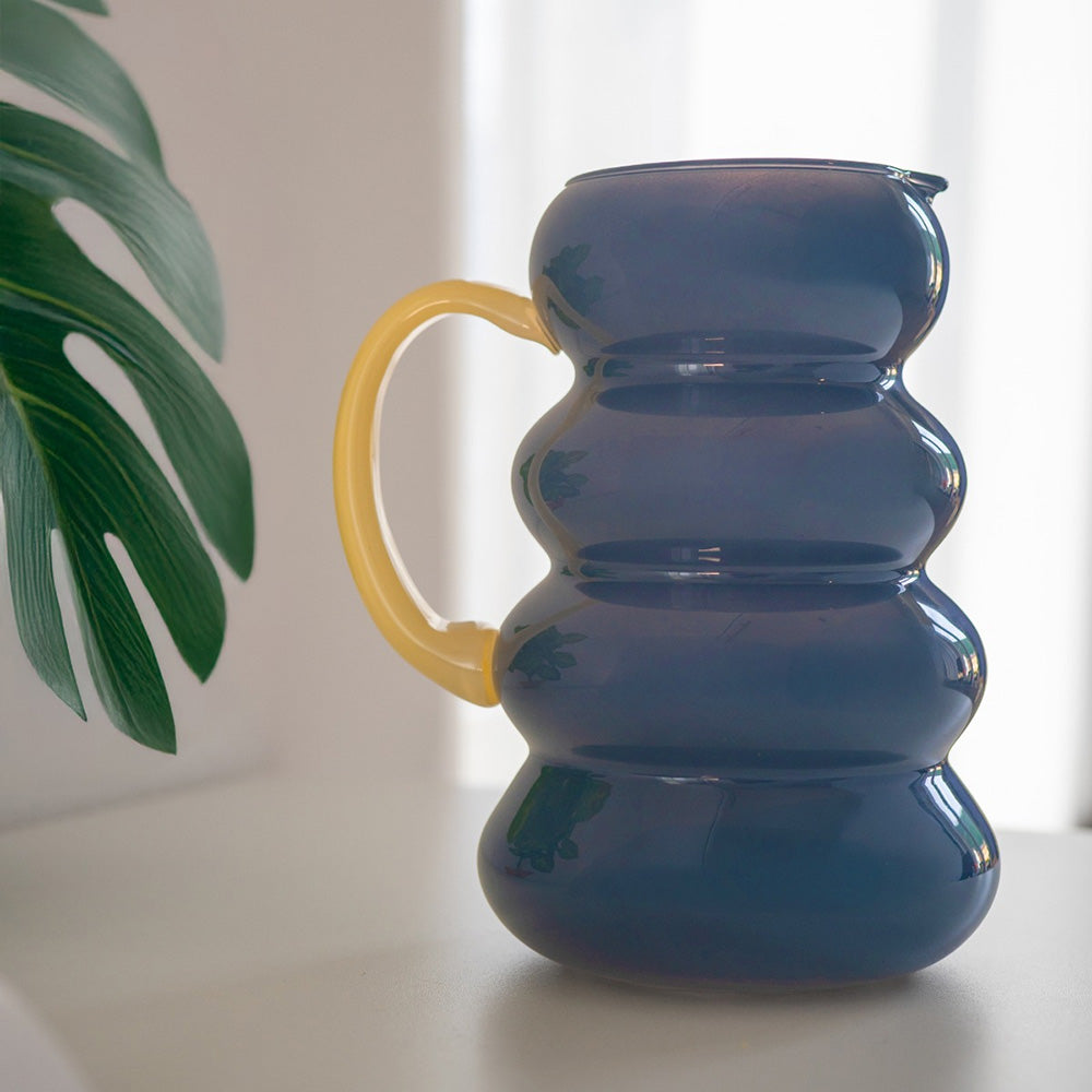 Brocca in Vetro Colore Blu 1.5 L - WD Lifestyle