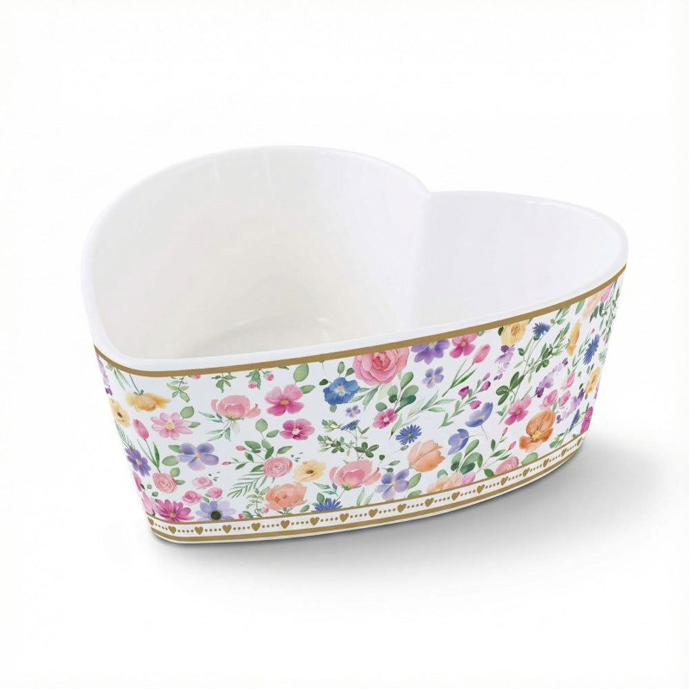 Ciotola forma cuore Ø 15 cm in porcellana in color box - Mon Amour - Easy Life