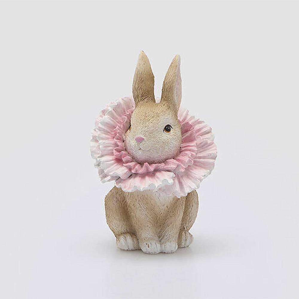 Decoro Coniglio Floreale H. 14cm - EDG