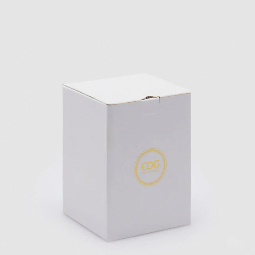 Lampada da Tavolo Biforma a Righe Led H13 Cm D9 Cm Rosa - EDG