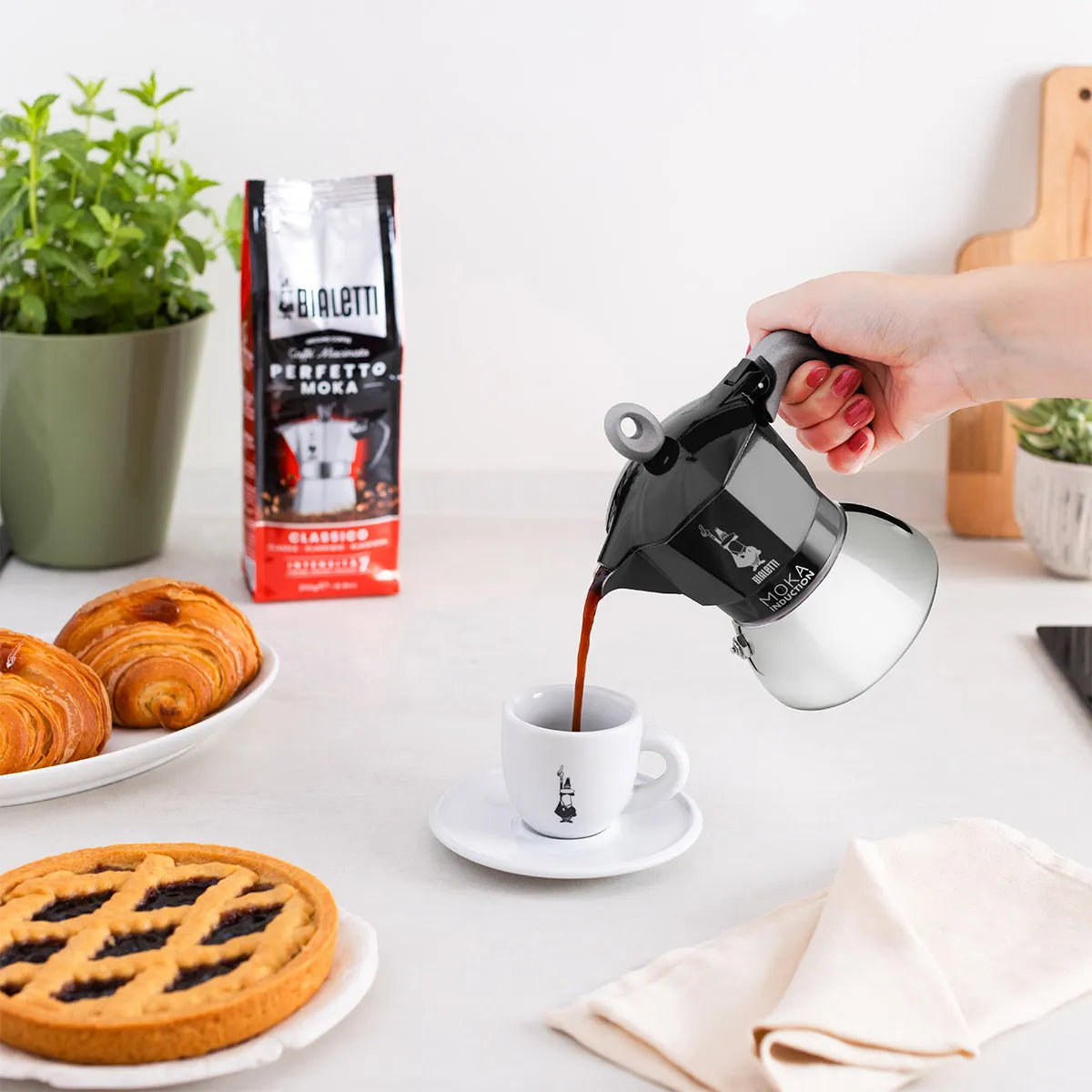 Moka Induction Nera 2 tazze - Bialetti