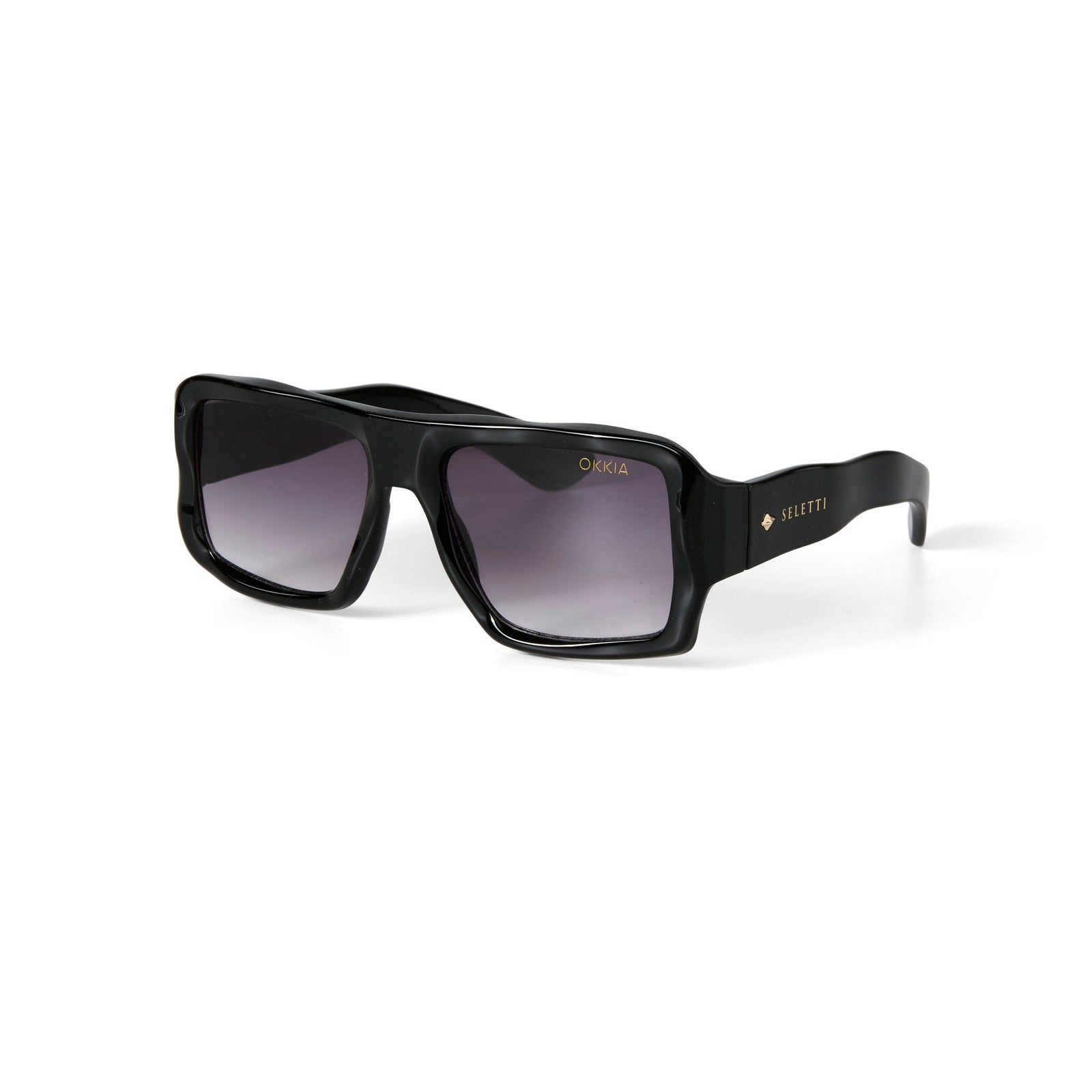 Occhiali da sole Seletti x OKKIA Kansas neri - Più Forty