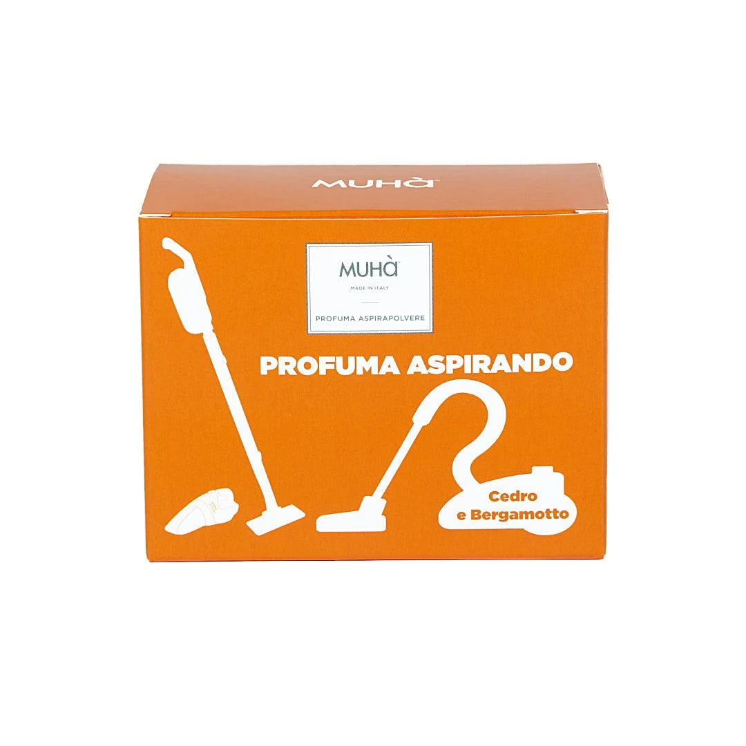 Profumatore Aspirapolvere Cedro e Bergamotto | Set 5 Buste Muhà