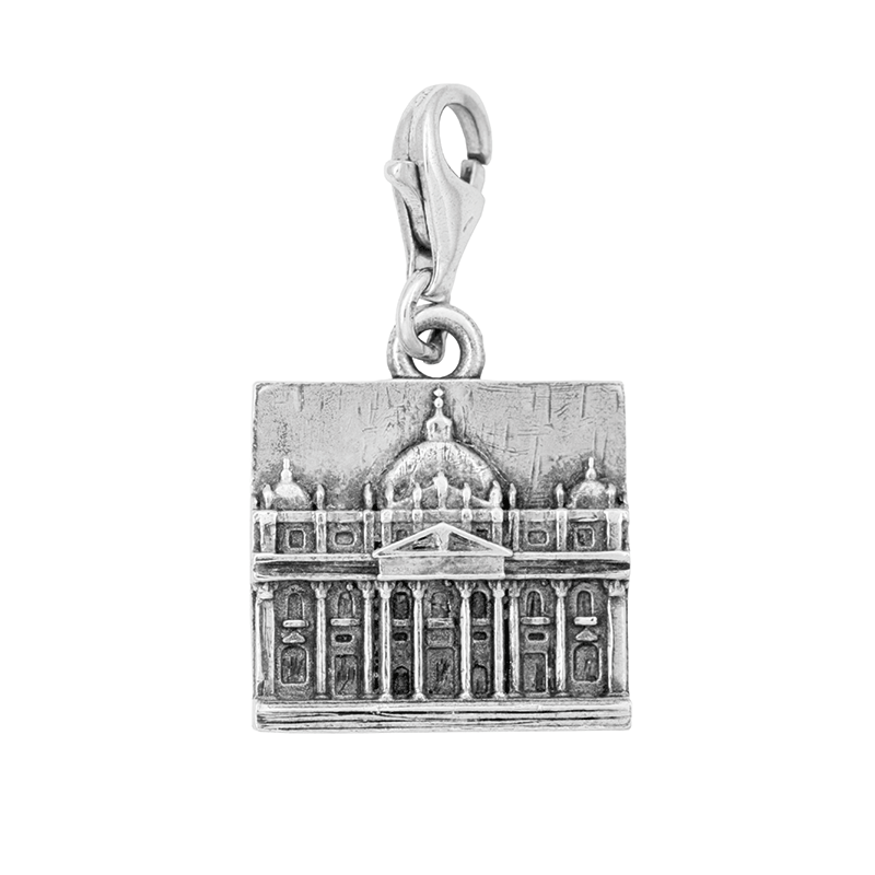 Ciondolo I Love Abruzzo in Argento San Pietro