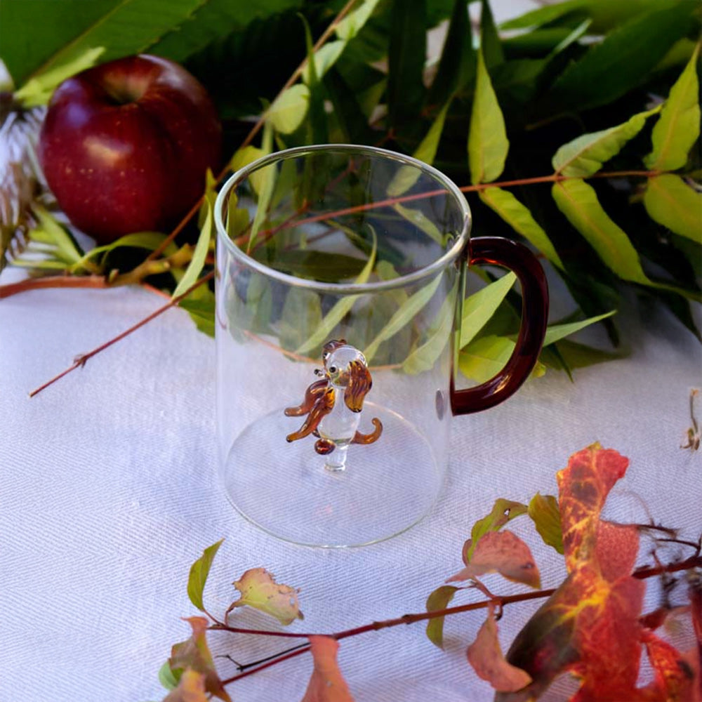 Tazza in vetro borosilicato Decoro Cane Capacità 420 ml - WD Lifestyle